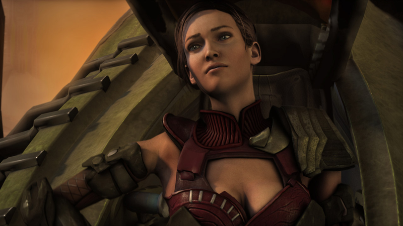 Illustration for article titled Red Faction: Armageddon's Kara Smuggles Cleavage Into The Martian Colonies